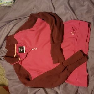 Fox Racing women's two tone quarter zip